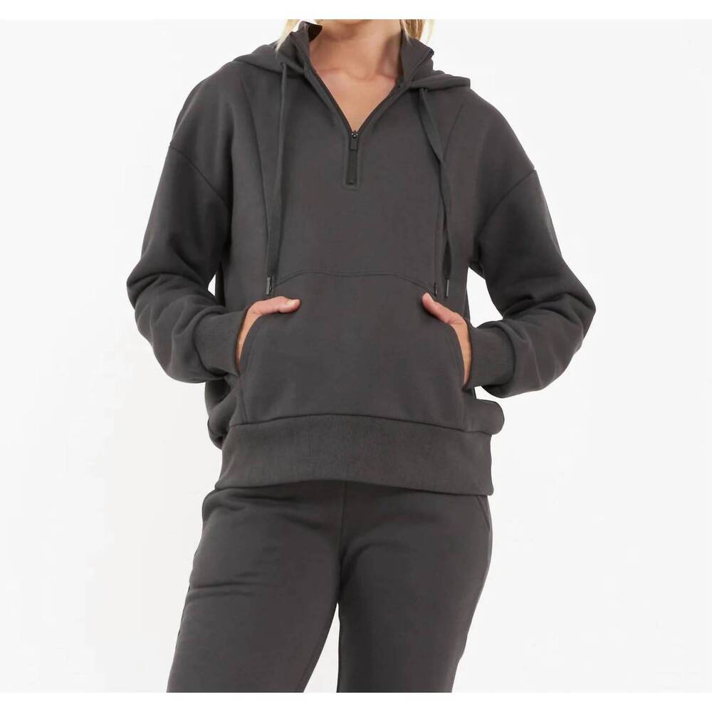 NEW RIPE MATERNITY nicky nursing hoodie in slate